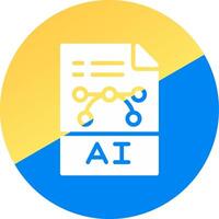 diseño de icono creativo de archivo ai vector