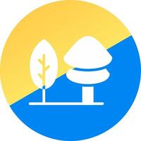 Trees Creative Icon Design vector