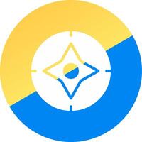 Compass Creative Icon Design vector