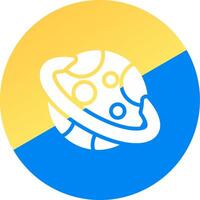 Planet Creative Icon Design vector