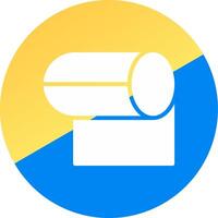 Tissue Roll Creative Icon Design vector