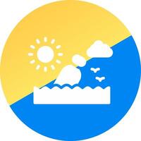 Message In A Bottle Creative Icon Design vector
