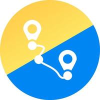 Tracking Creative Icon Design vector