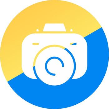 Camera Creative Icon Design vector