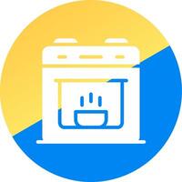 Oven Creative Icon Design vector