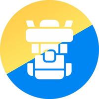 Backpack Creative Icon Design vector
