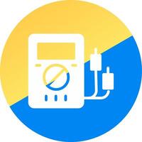 Voltmeter Creative Icon Design vector