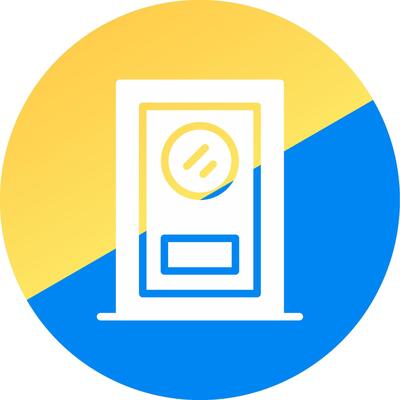 Door Creative Icon Design