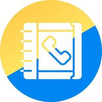 Phonebook Creative Icon Design vector