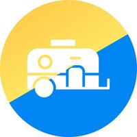 Caravan Creative Icon Design vector