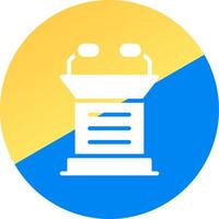 Lectern Creative Icon Design vector