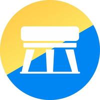 Stool Creative Icon Design vector