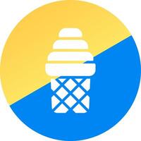 Ice Cream Creative Icon Design vector