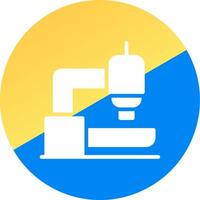 Microscope Creative Icon Design vector