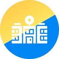 Hospital Creative Icon Design vector