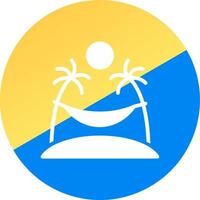 Hammock Creative Icon Design vector