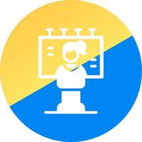 Billboard Creative Icon Design vector