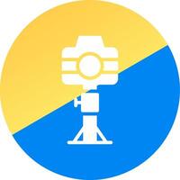 Camera Stand Creative Icon Design vector