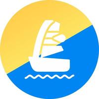 Windsurf Creative Icon Design vector