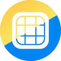 Grid Creative Icon Design vector