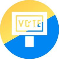 Vote Creative Icon Design vector