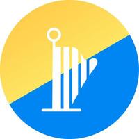 Harp Creative Icon Design vector