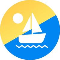 Kayak Creative Icon Design vector