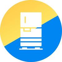 Fridge Creative Icon Design vector