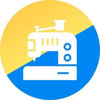 Sewing Machine Creative Icon Design vector