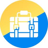 Suitcase Creative Icon Design vector