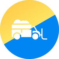 Snowplow Creative Icon Design vector