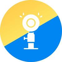 Light Creative Icon Design vector