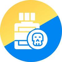 Poison Creative Icon Design vector