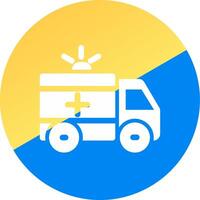 Ambulance Creative Icon Design vector