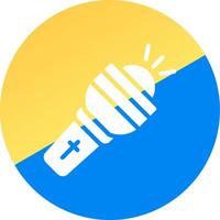Flashlight Creative Icon Design vector
