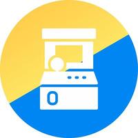glyph Two Color Circle Design vector