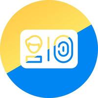 Smart Card Creative Icon Design vector