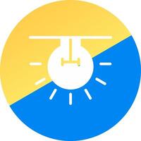 Light Bulb Creative Icon Design vector