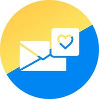 Love Letter Creative Icon Design vector