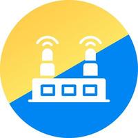 diseño de icono creativo de enrutador wifi vector