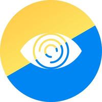 glyph Two Color Circle Design vector
