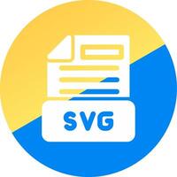 diseño de icono creativo de archivo svg vector