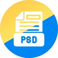 diseño de icono creativo de archivo psd vector