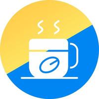 glyph Two Color Circle Design vector