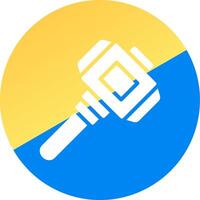 Hammer Creative Icon Design vector