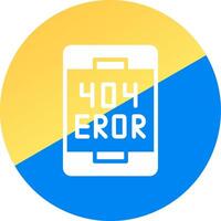 Error Creative Icon Design vector