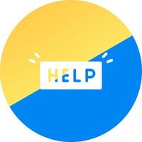 Help Creative Icon Design vector