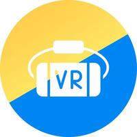 VR Glasses Creative Icon Design vector