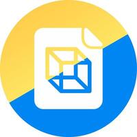 3D Design Creative Icon Design vector