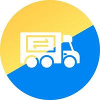 Supply Chain Creative Icon Design vector